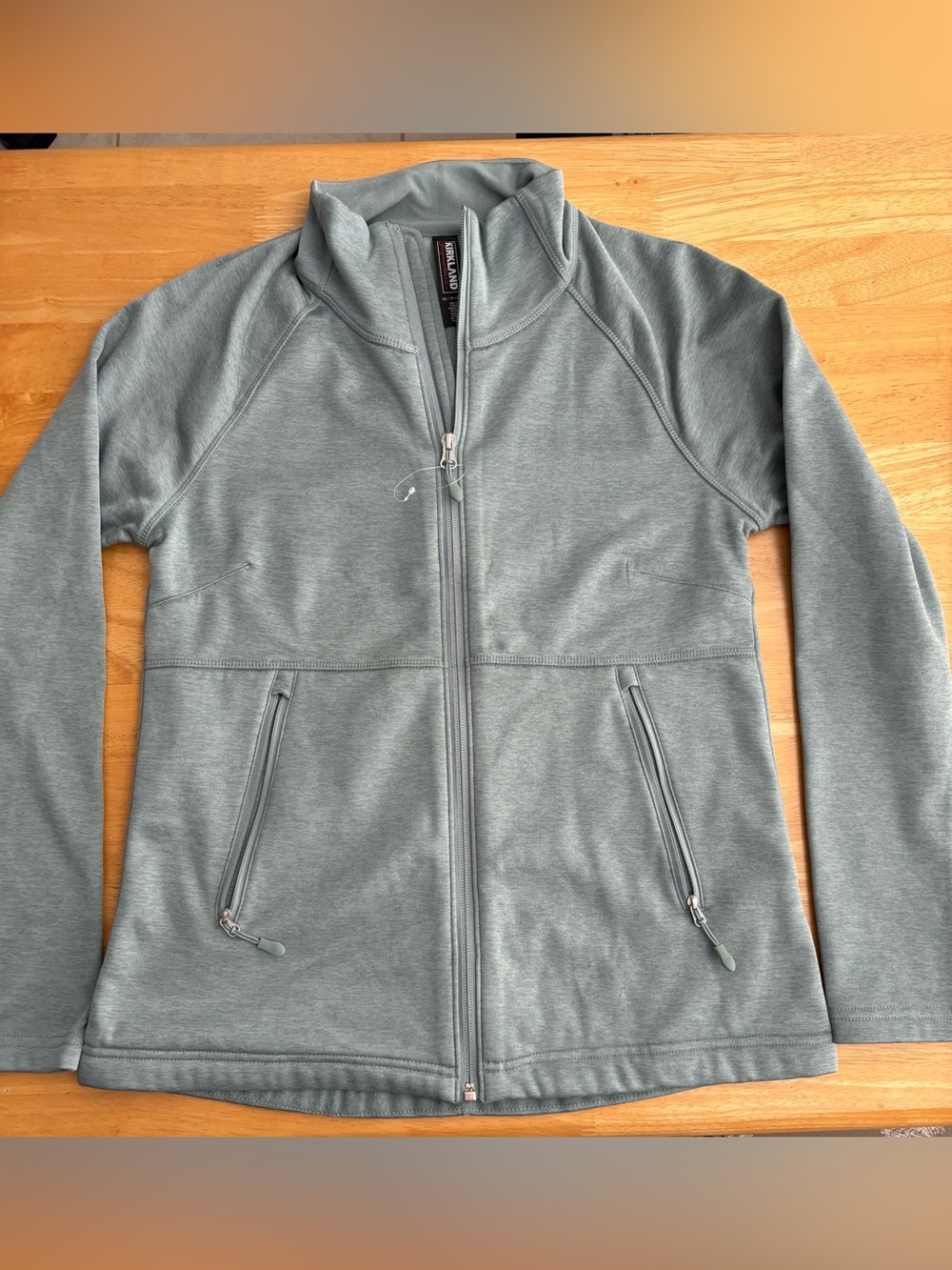Kirkland Signature Women's Sage Green Full Zip Utility Jacket